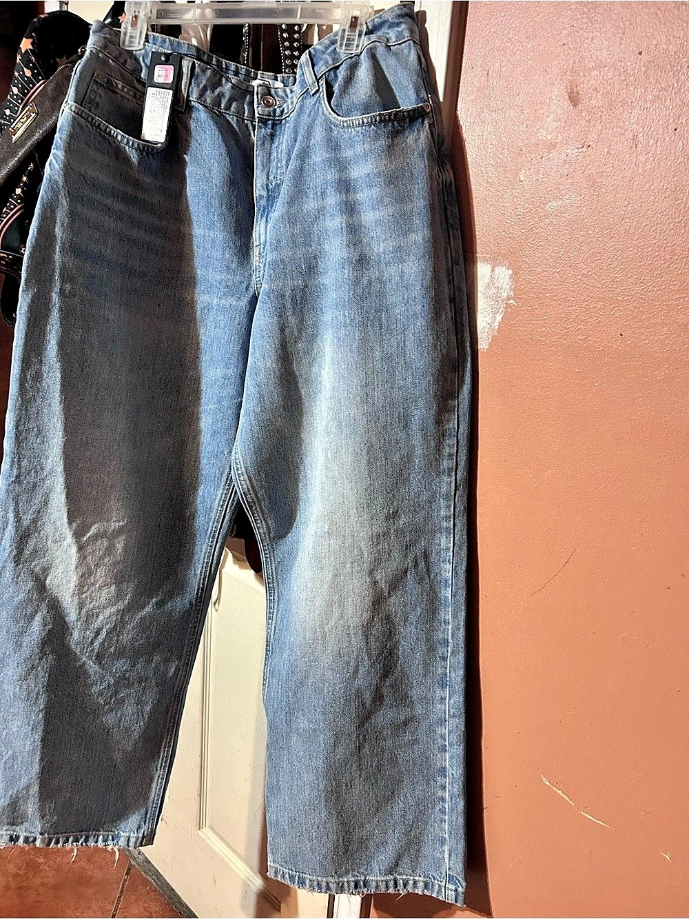 Gianni Bini Parisian Straight Leg Jeans Blue Waist 32